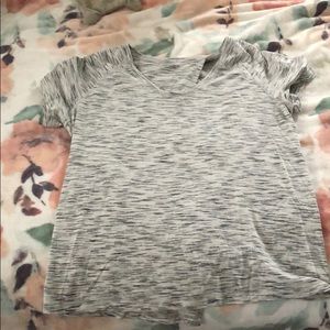 Lululemon workout shirt, ties in the back